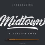 Stylish font creative fabrica script