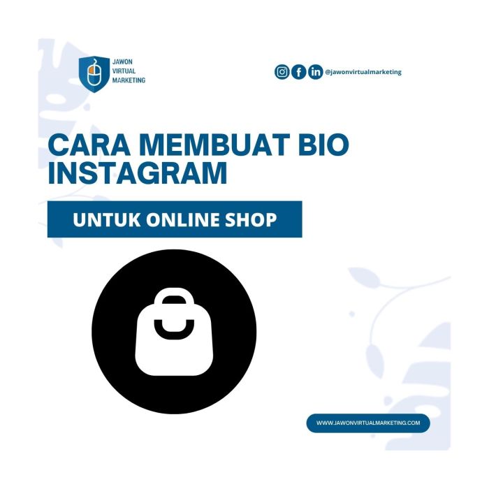 Contoh Bio Online Shop Di Instagram