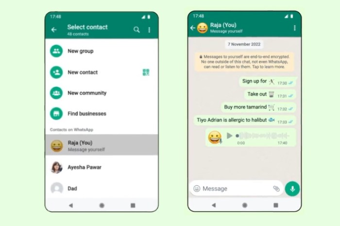 Cara Chat Diri Sendiri Di Wa Android