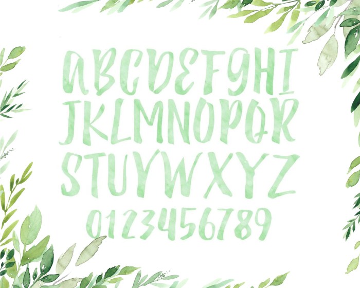 Letters green alphabet grass vector letter royalty