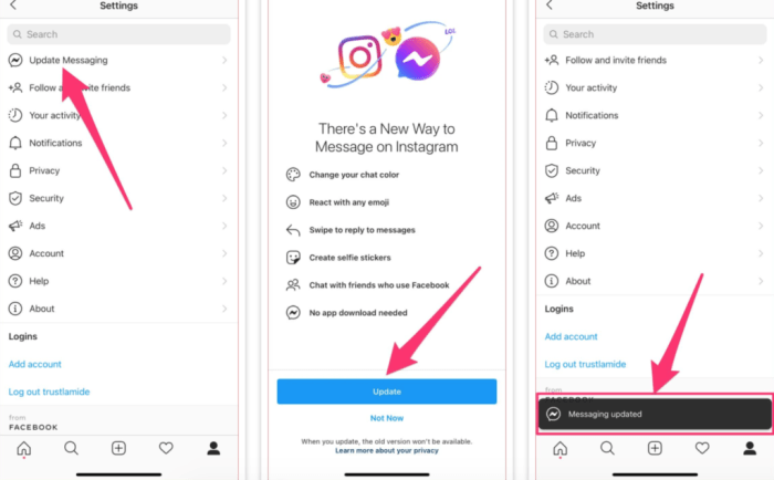 Cara Mengubah Tema Instagram Menjadi Hitam