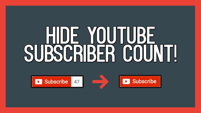 Cara Menyembunyikan Jumlah Subscriber Youtube