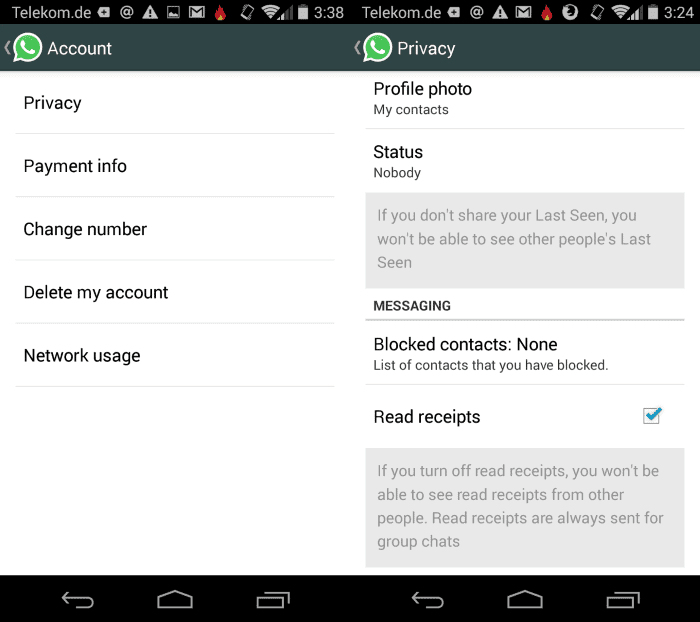 Receipt droidviews bypasses easily